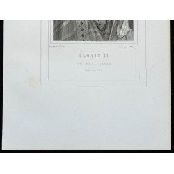 1850ca - Portrait de Clovis II le Fainéant 