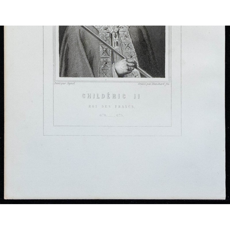 1850ca - Portrait de Childéric II