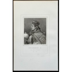 1850ca - Portrait de Childebert II 