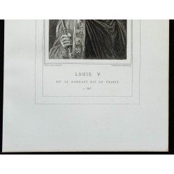 1850ca - Portrait de Louis V le Fainéant 