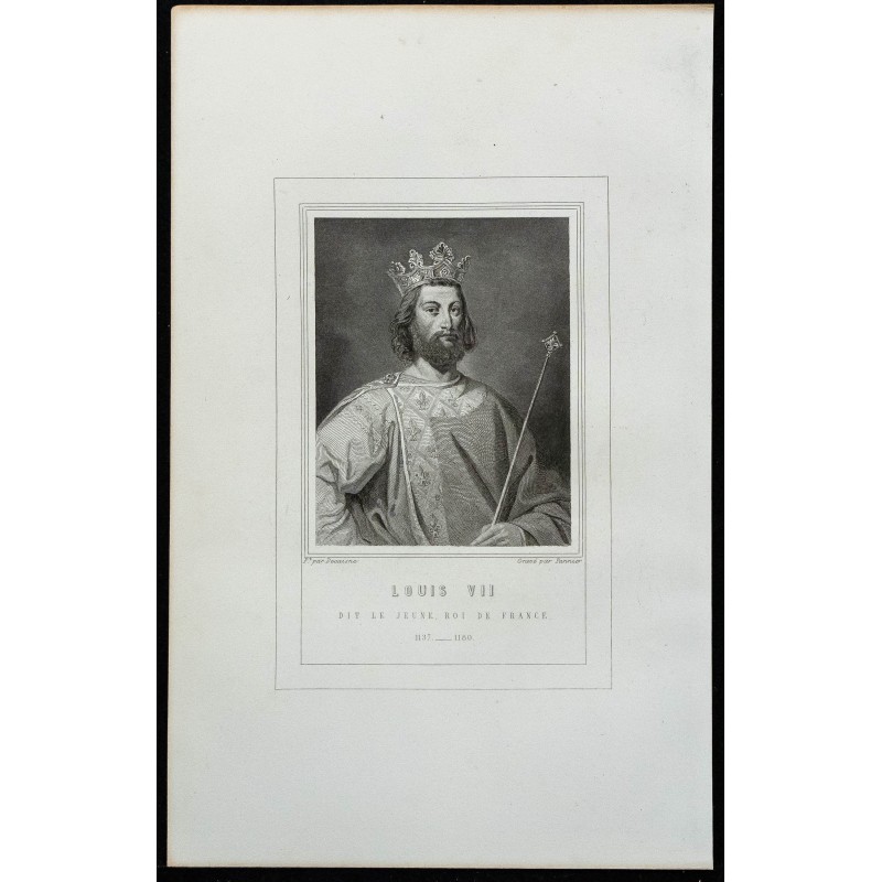 1850ca - Portrait de Louis VII le Jeune 
