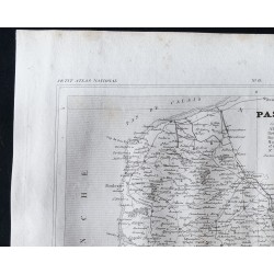 Gravure de 1833 - Département du Pas de Calais - 2
