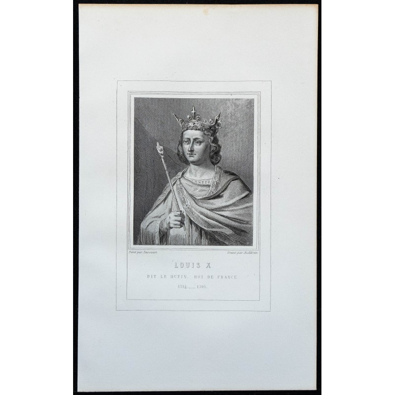 1850ca - Portrait de Louis X le Hutin 