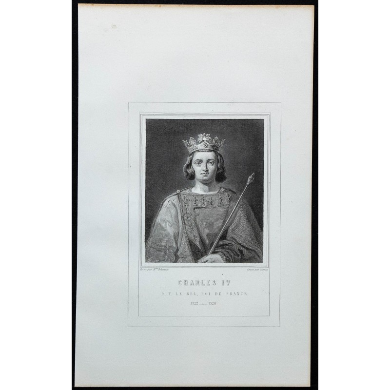 1850ca - Portrait de Charles IV le Bel 