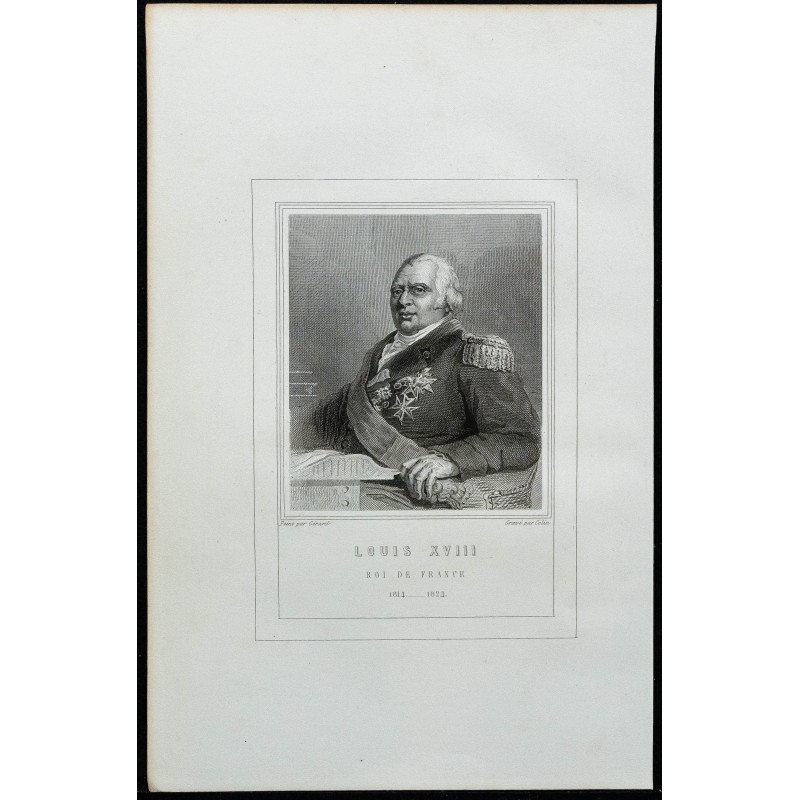 1850ca - Portrait de Louis XVIII 