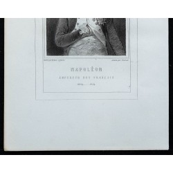 1850ca - Portrait de Napoléon 1er Bonaparte 