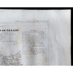 Gravure de 1833 - Département du Pas de Calais - 3