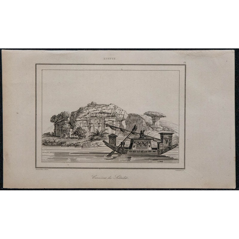 1839 - Carrières de Djebel Silsila 1839 - Carrières de Djebel Silsila