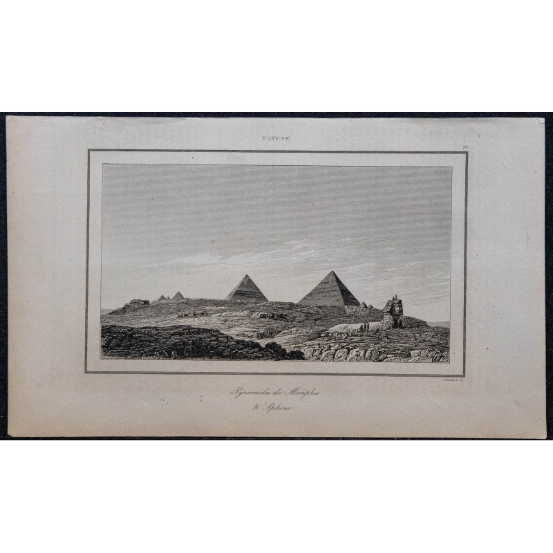 1839 - Pyramides de Gizeh et Sphinx 1839 - Pyramides de Gizeh et Sphinx