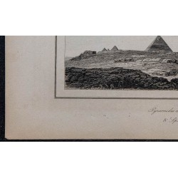1839 - Pyramides de Gizeh et Sphinx 