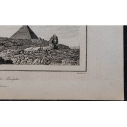 1839 - Pyramides de Gizeh et Sphinx 