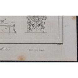1839 -  Meubles égyptiens et sièges 