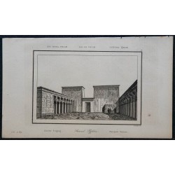 1839 - Temple d'Isis sur l'île de Philæ 