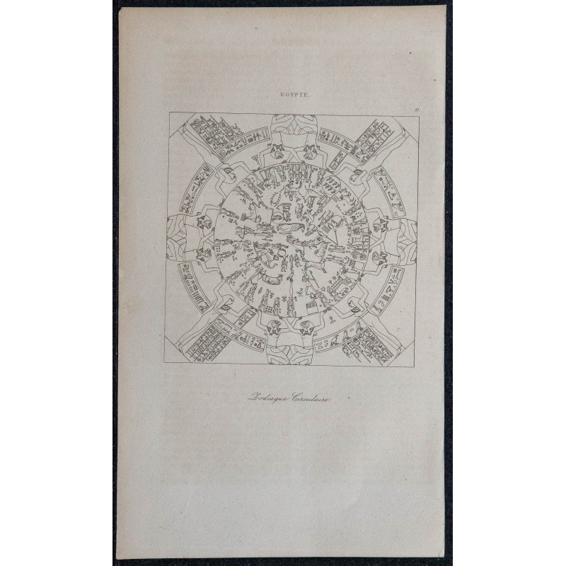 1839 - Zodiaque Circulaire égyptien (Dendérah) 1839 - Zodiaque Circulaire égyptien (Dendérah)