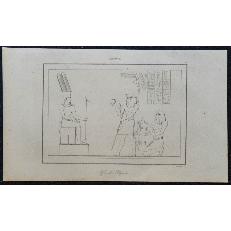 1839 - Offrandes Royales en Égypte 1839 - Offrandes Royales en Égypte