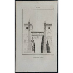 1839 - Obélisques du temple de Louxor 