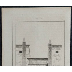 1839 - Obélisques du temple de Louxor 
