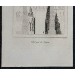 1839 - Obélisques du temple de Louxor 