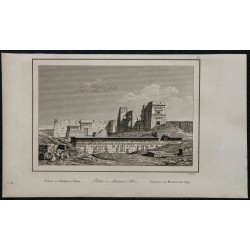 1839 - Palais à Medinet Abou 