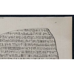 1839 - Hiéroglyphes de la Pierre de Rosette 