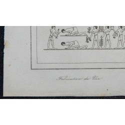 1839 - Fabrication du Vin en Égypte 