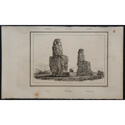 1839 - Colosses de Memnon (Thèbes) 