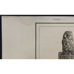 1839 - Colosses de Memnon (Thèbes) 