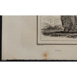 1839 - Colosses de Memnon (Thèbes) 