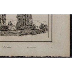 1839 - Colosses de Memnon (Thèbes) 