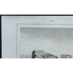 1839 - Transport de la tête de Memnon (Jeune Memnon) 
