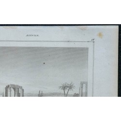 1839 - Transport de la tête de Memnon (Jeune Memnon) 