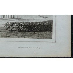 1839 - Transport de la tête de Memnon (Jeune Memnon) 