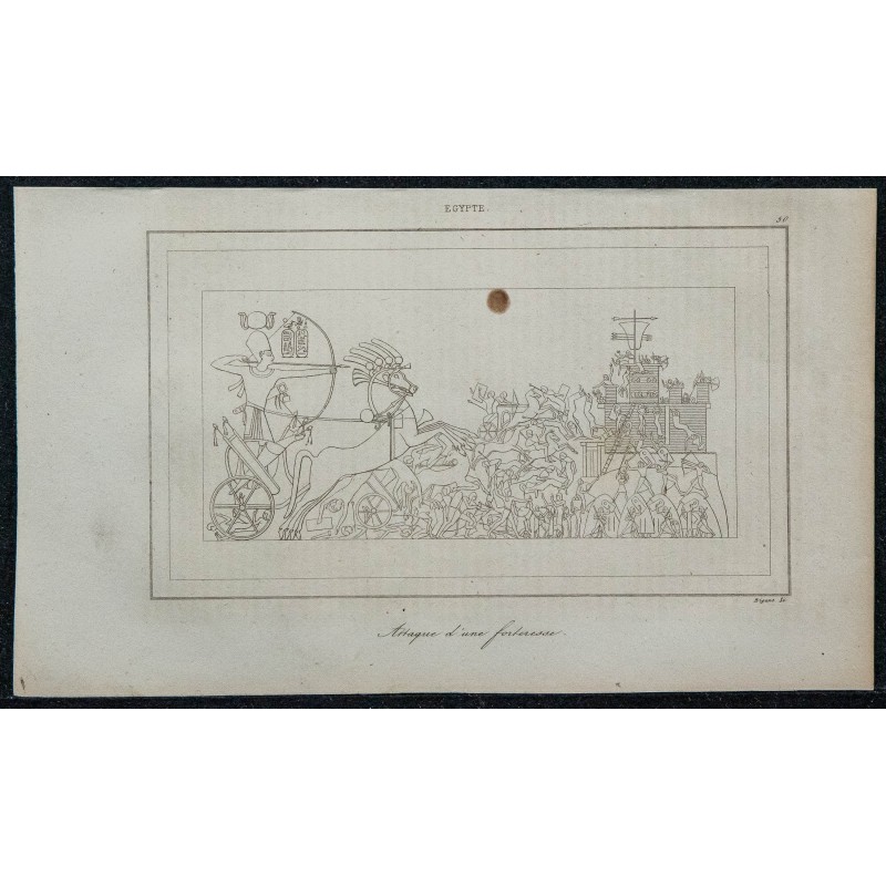 1839 - Attaque d'une forteresse en Égypte 1839 - Attaque d'une forteresse en Égypte
