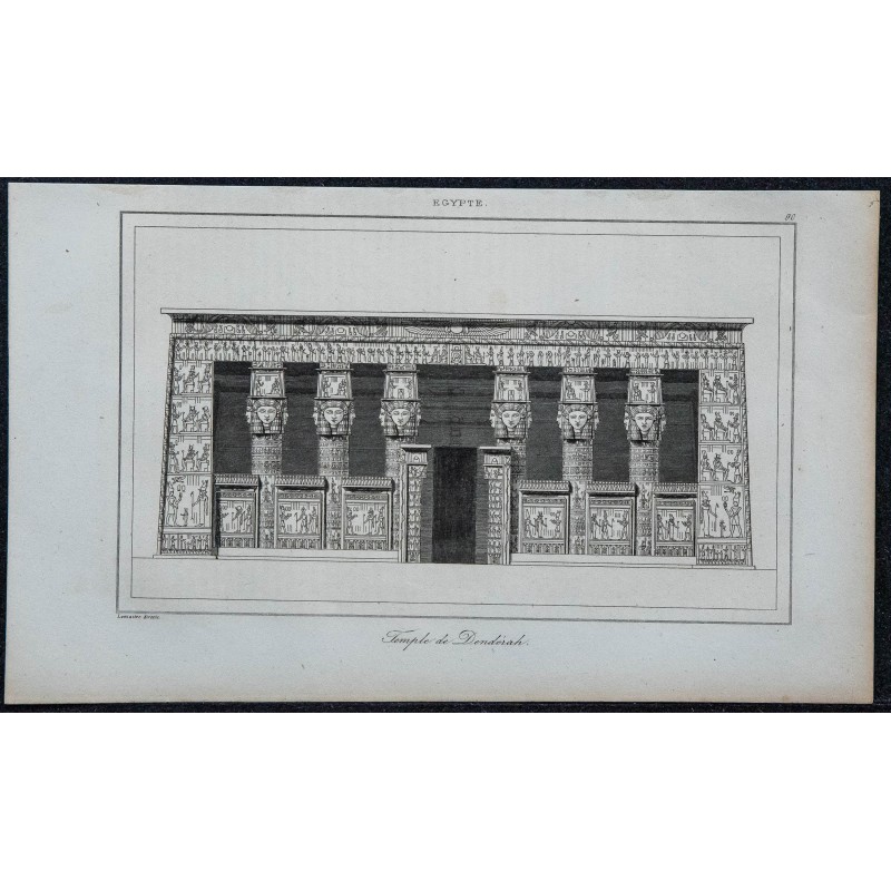1839 - Temple d'Hathor (Dendérah) 1839 - Temple d'Hathor (Dendérah)