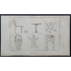 1839 - Meubles et Vases égyptiens 