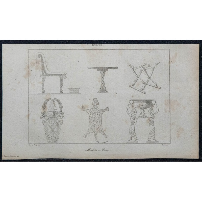1839 - Meubles et Vases égyptiens 1839 - Meubles et Vases égyptiens