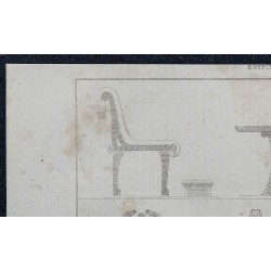 1839 - Meubles et Vases égyptiens 