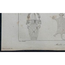 1839 - Meubles et Vases égyptiens 