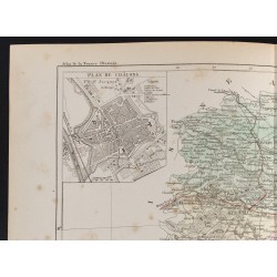 Gravure de 1855 - Carte du département de la Marne - 2