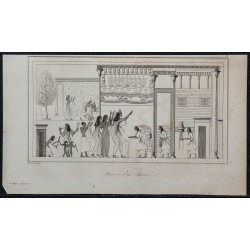 1839 - Intérieur d'une Maison égyptienne 