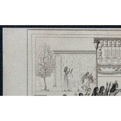 1839 - Intérieur d'une Maison égyptienne 