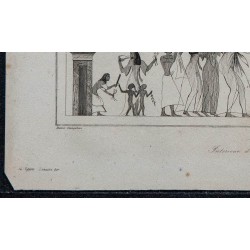 1839 - Intérieur d'une Maison égyptienne 