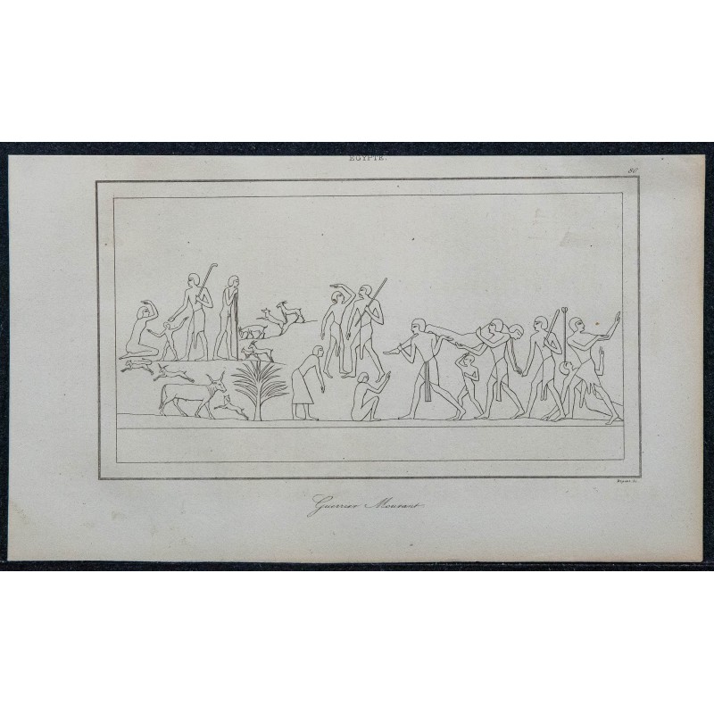 1839 - Guerrier égyptien Mourant 1839 - Guerrier égyptien Mourant