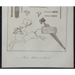 1839 - Armes, Homme à cheval 