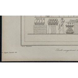 1839 - Scribe enregistrant les Tributs 