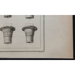 1839 - Chapiteaux égyptiens 
