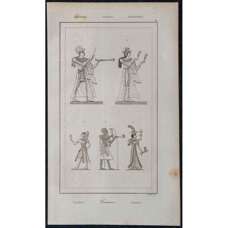 1839 - Costumes égyptiens 