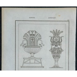 1839 - Vases et Barques égyptiennes 
