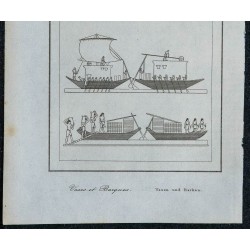 1839 - Vases et Barques égyptiennes 