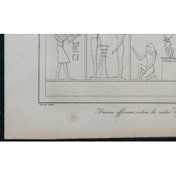 1839 - Darius officiant selon le culte Égyptien 